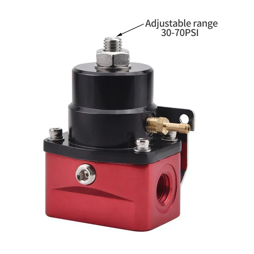 Regulador de presión combustible EFI universal 100psi con manómetro AN6 - imagen 5