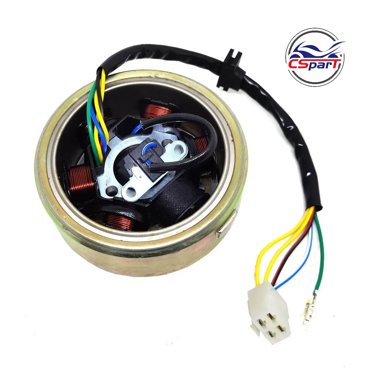 Rotor y estator de magneto para minimoto Lifan Zongshen Loncin - imagen 3