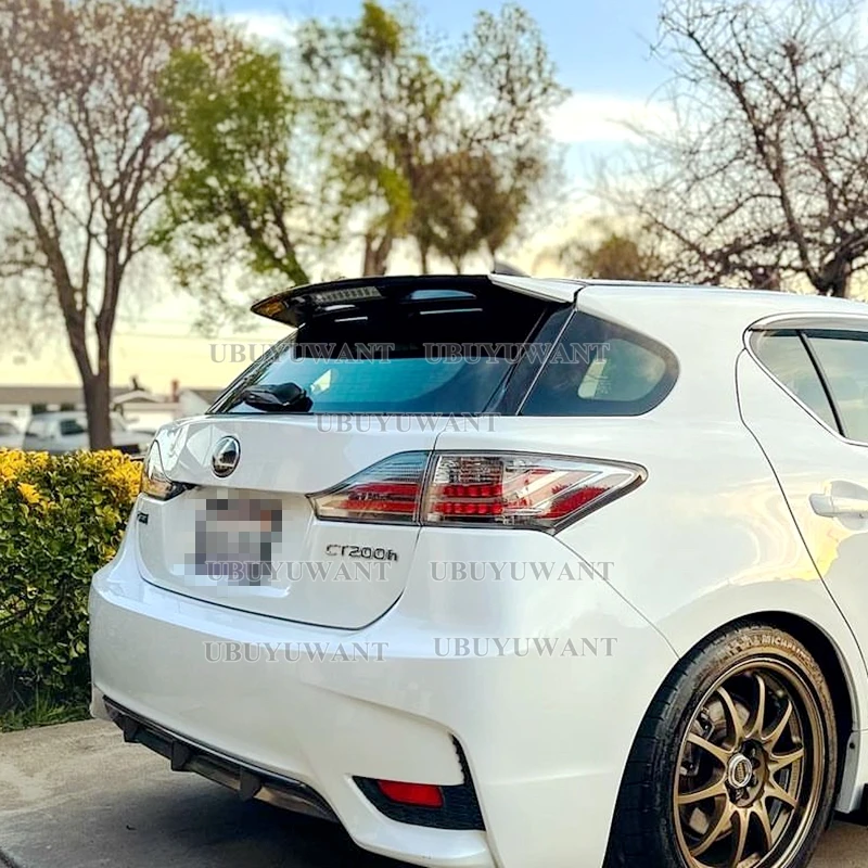 Alerón labio fibra de carbono Lexus CT200h techo trasero - imagen 2