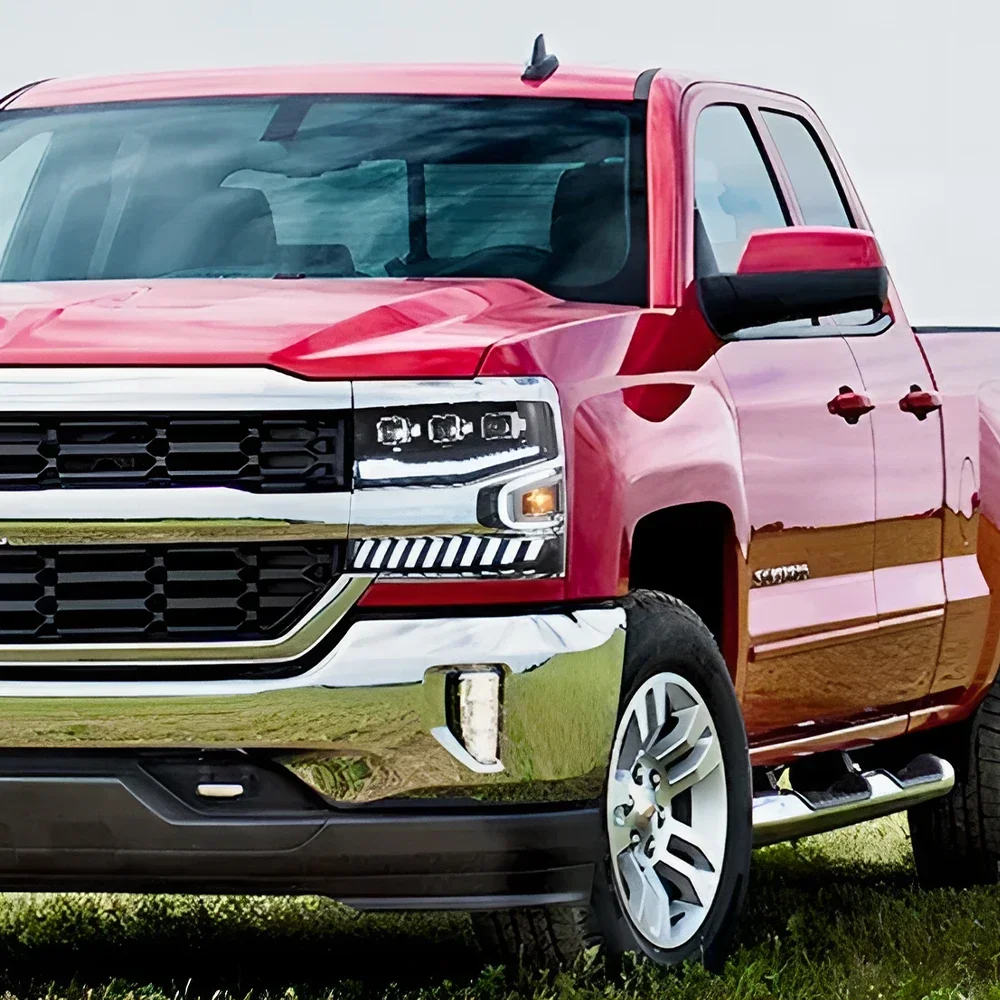 Faros LED delanteros Chevrolet Silverado 2016-2018 proyector mejorado