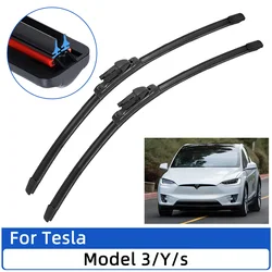 Escobillas limpiaparabrisas delanteras para Tesla Model 3, Y y S