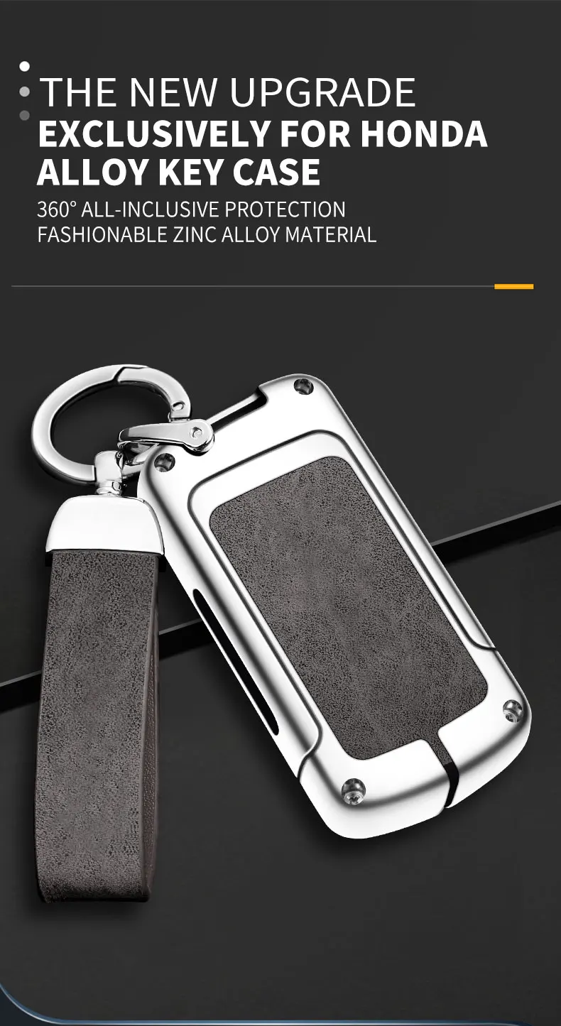 Funda de fibra de carbono para llave de coche Honda