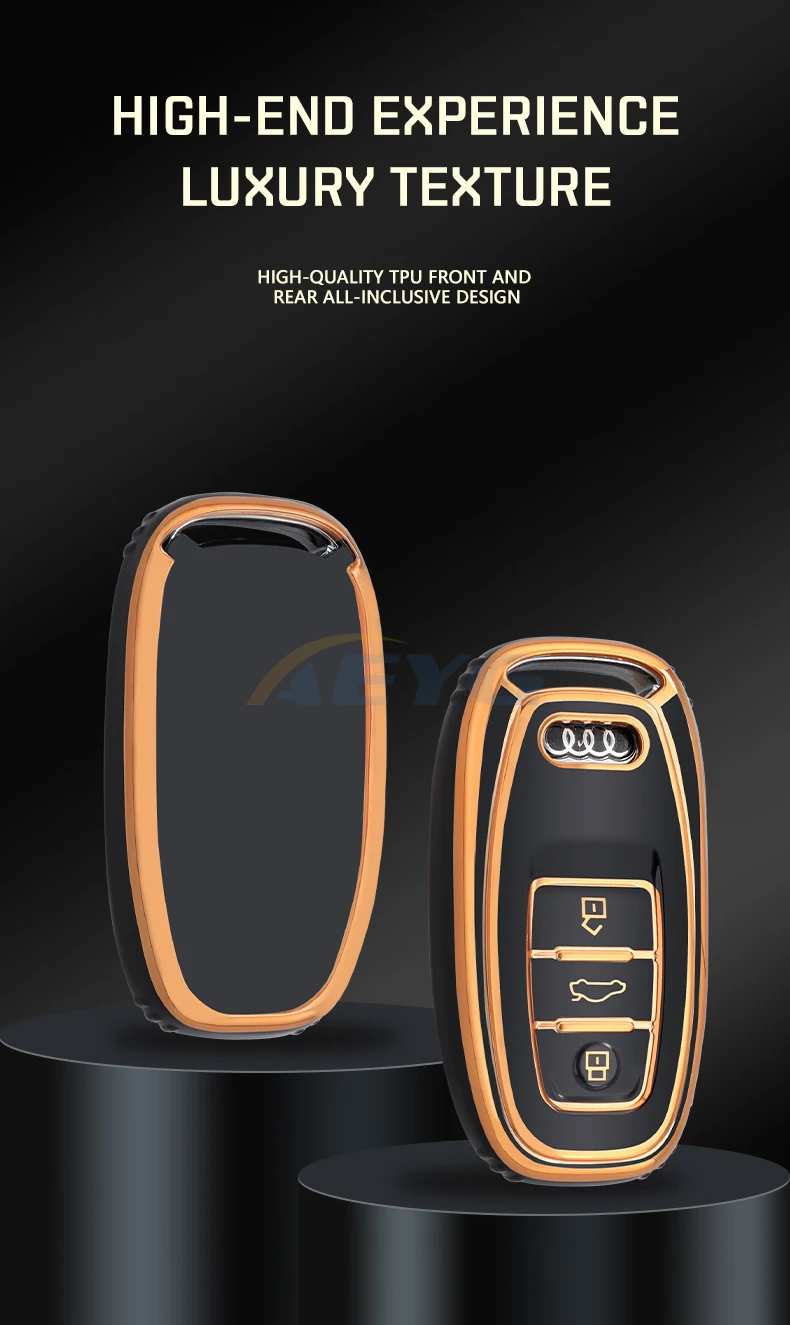 Funda TPU llave Audi - vista trasera