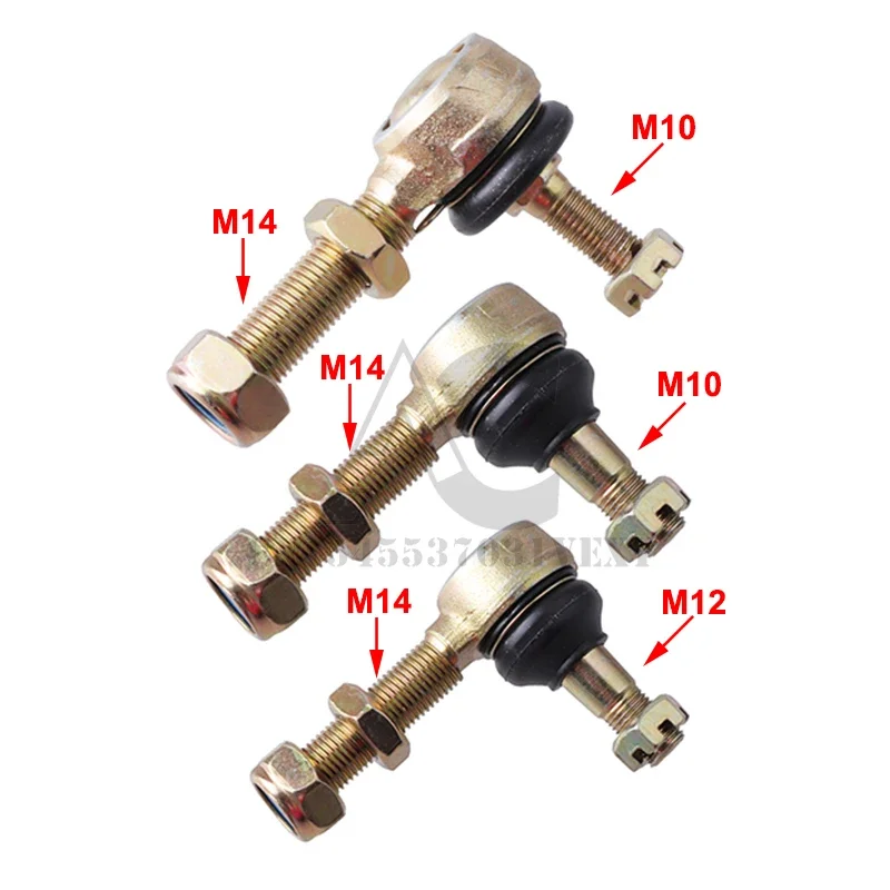 Kit de rótulas ajustables M10-M12xM14 para ATV, quad y kart