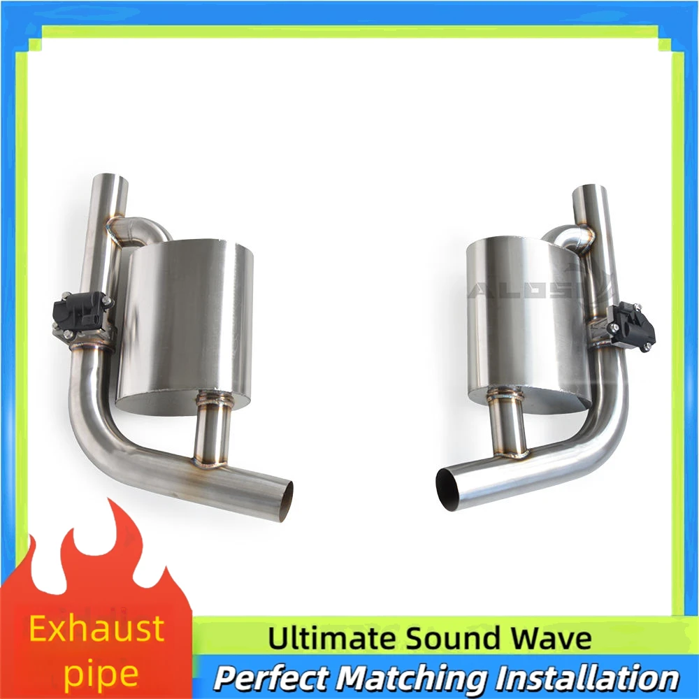 Silenciador universal de acero inoxidable para Ford Mustang