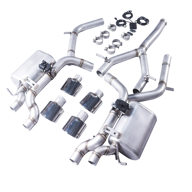 Escape cat-back C63 Look Mercedes Clase C W204 C180/C200 2.0T - imagen 5