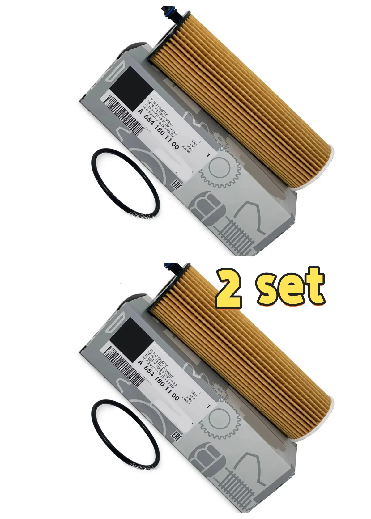 Filtro aceite 6541801100 Mercedes-Benz Clase C E S W204-W222