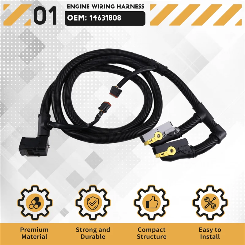 Arnés motor D6E D7E ref. 14631808 para EC210B EC240B EC290B - imagen 4