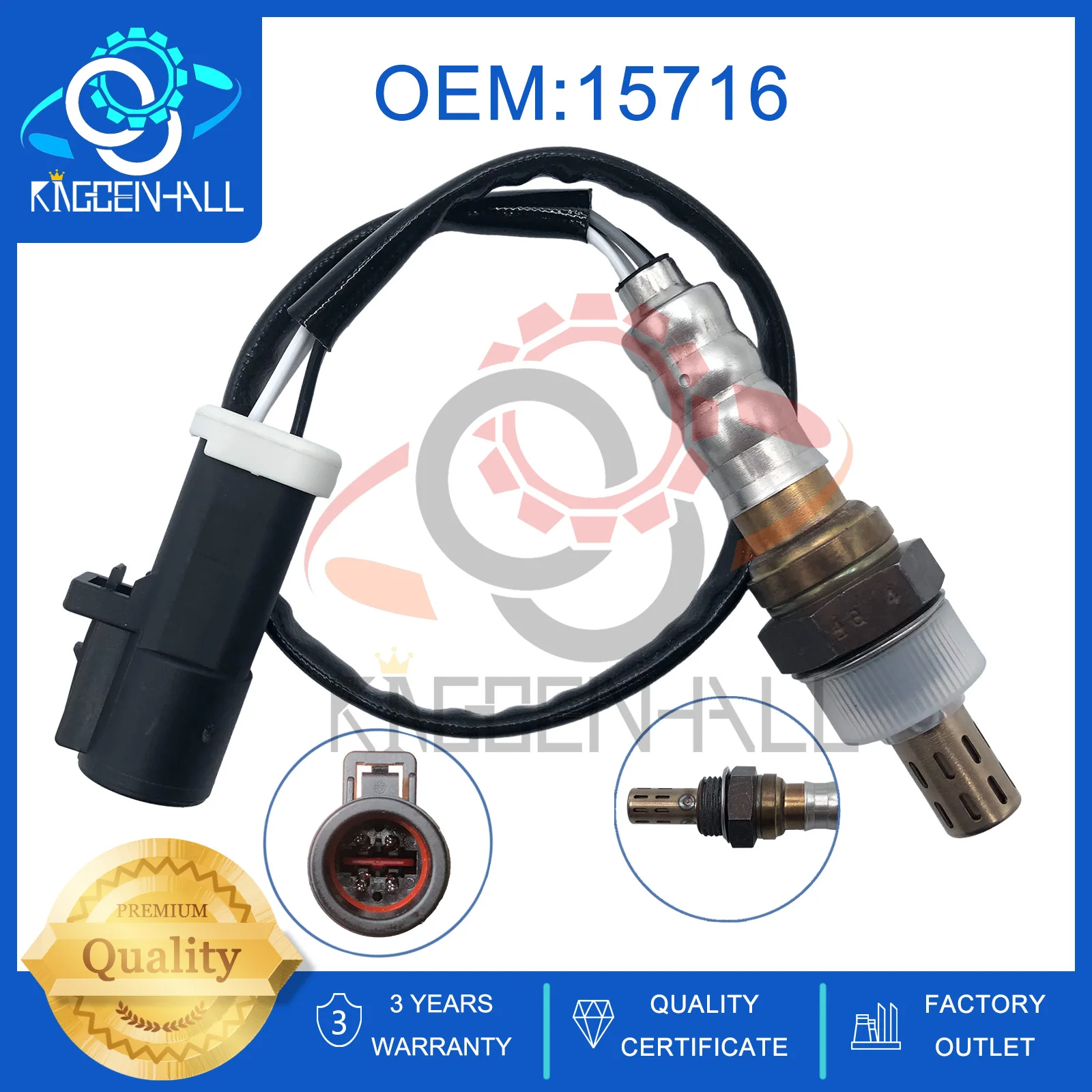 Sensor lambda de oxígeno O2 234-4127 15717 para Ford Ranger 2.3-5.0L - imagen 2