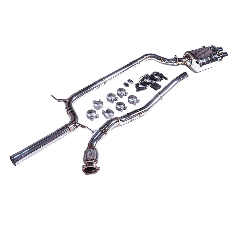 GFC silenciador de escape catback acero inoxidable para Audi A4 A5 B8 - imagen 2