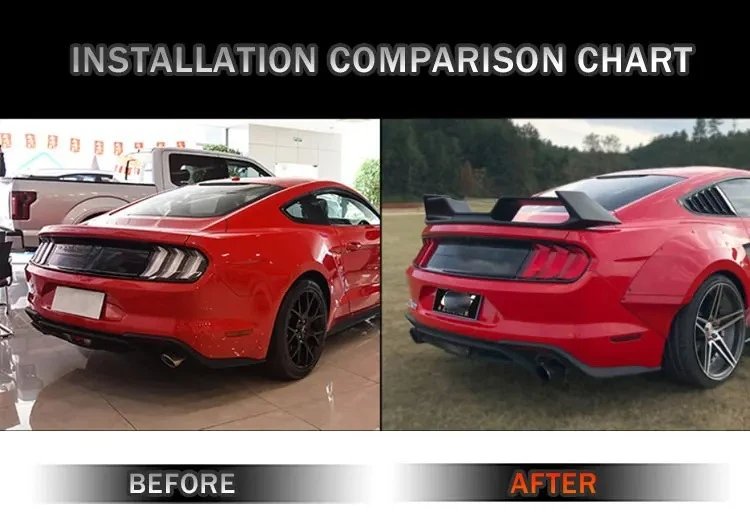 Alerón Mustang GTSS vista trasera