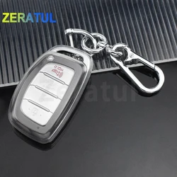 Protector llave Hyundai TPU transparente – Tucson, Santa Fe, Elantra, I30