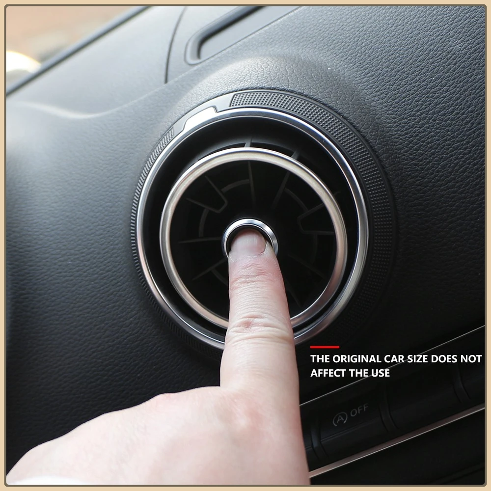 Funda rejilla ventilación de acero inoxidable Audi A3 8V - imagen 4