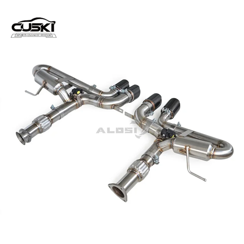 Silenciador de escape cat-back con válvula para Chevrolet Corvette C8 Z06 - imagen 2