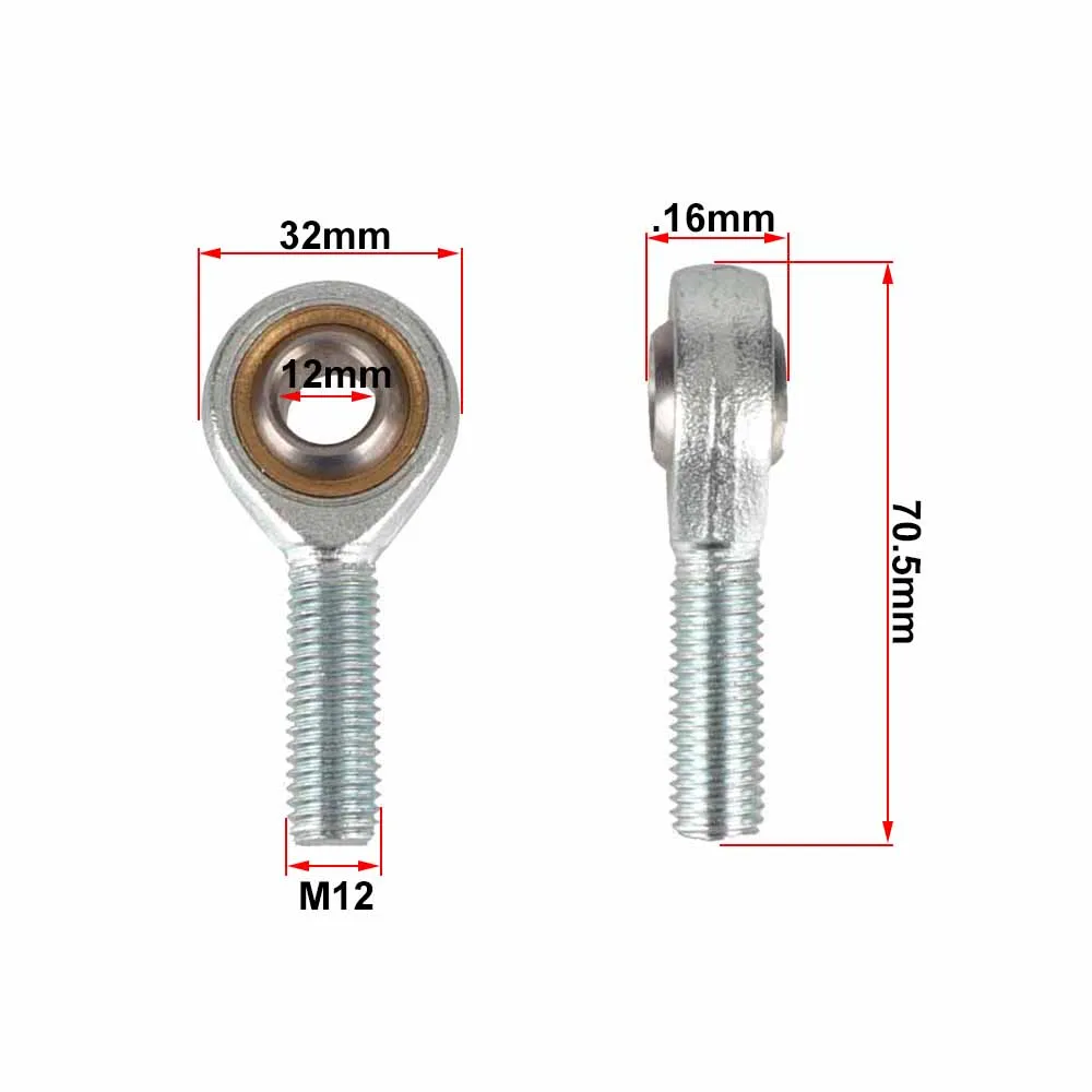 Rótulas de dirección SA12T/K M12x1,75 con rosca derecha - imagen 3