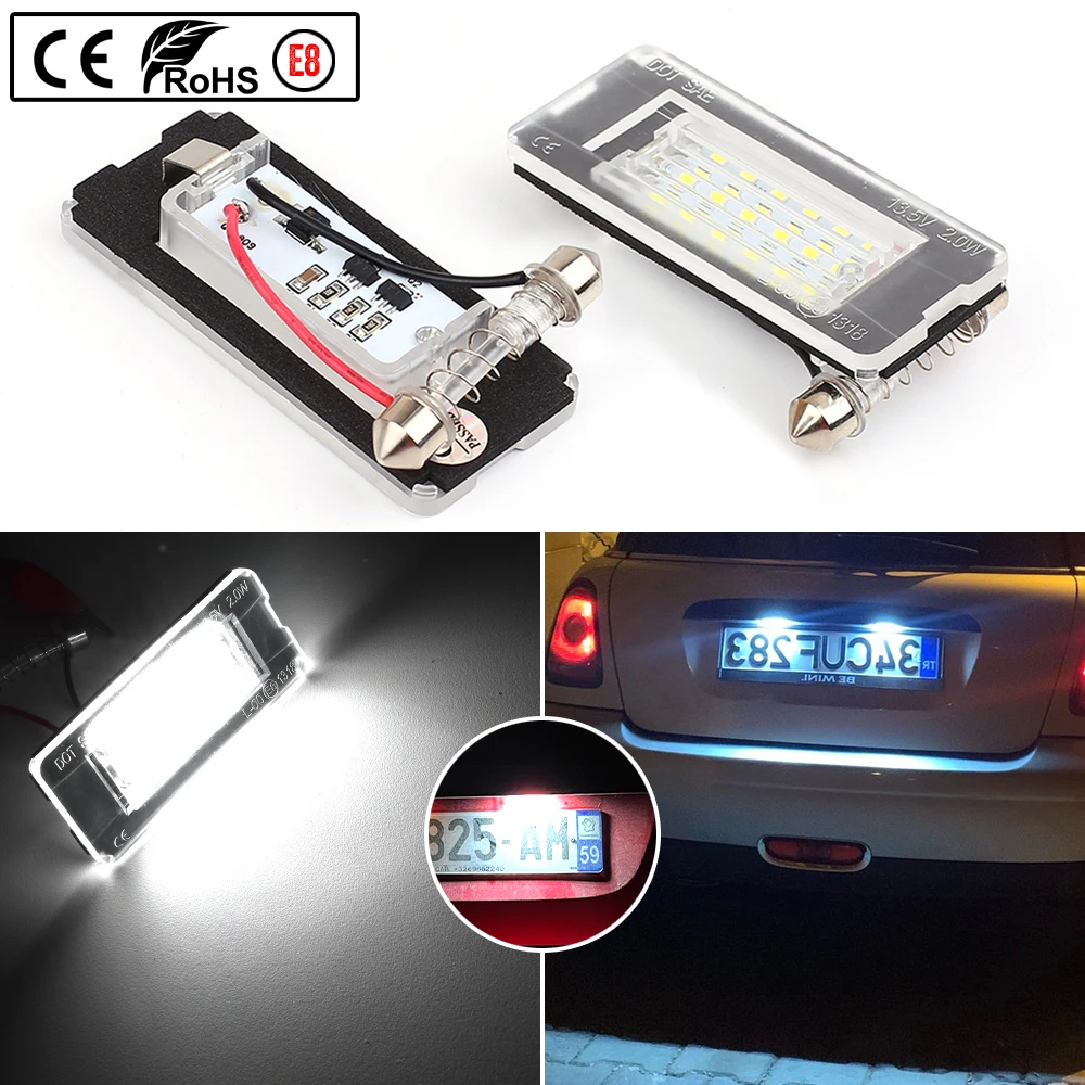 Bombillas LED matrícula Mini Cooper R56-R59 6000K - imagen 5