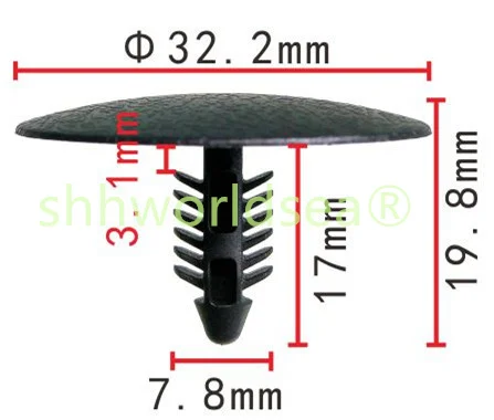 Aislante térmico para cubierta de motor Ford W705002S300 - imagen 2