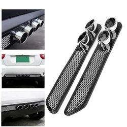 Rejillas de ventilación decorativas universales para coche, estilo escape