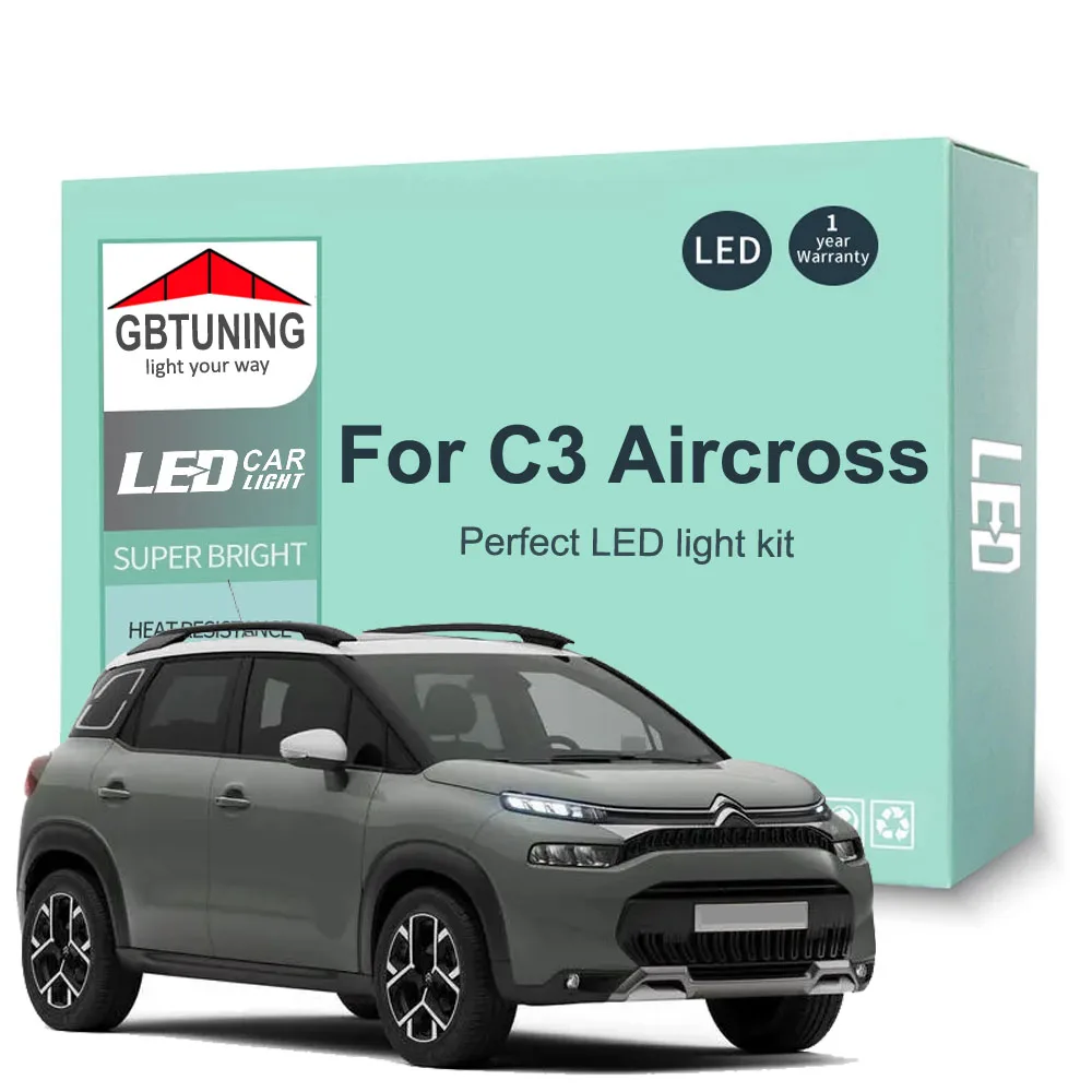 Kit de bombillas LED CANbus para Citroën C3 Aircross (2017-2022)