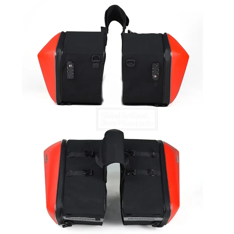 Maleta lateral rígida e impermeable para moto, expandible - imagen 5