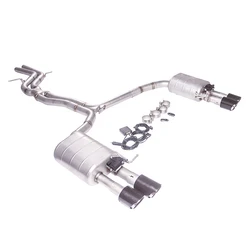 GFC sistema de escape catback con válvula – Audi S4/S5 3.0T B8