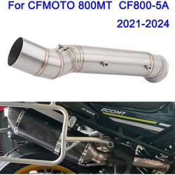 Tubo escape medio para CFMOTO 800MT 2021-2024
