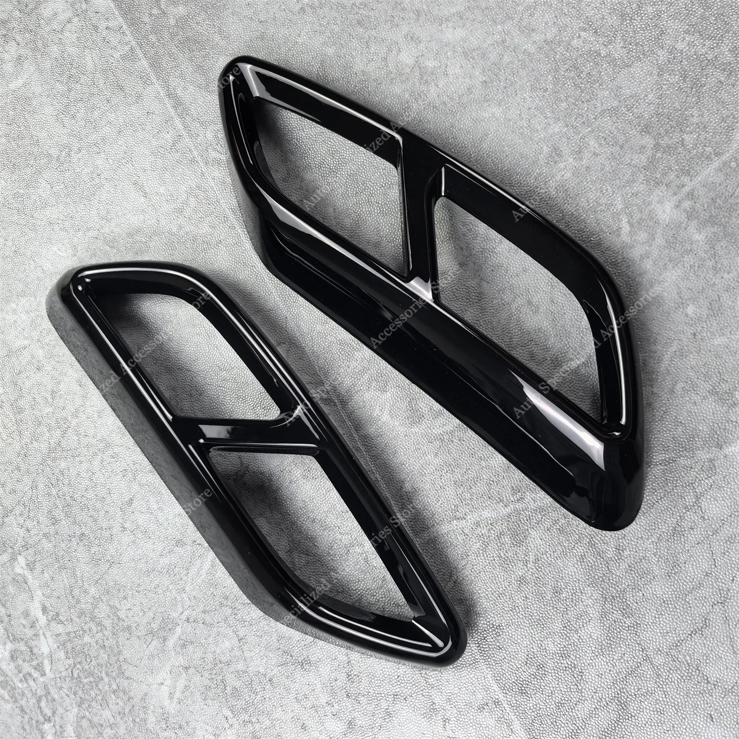 1 par de cubiertas de ajuste de escape negro brillante para Audi A3 8Y TFSI TDI s-line Sportback/Sedan 2020-2024 cubiertas de punta de escape pre-Facelift - imagen 5