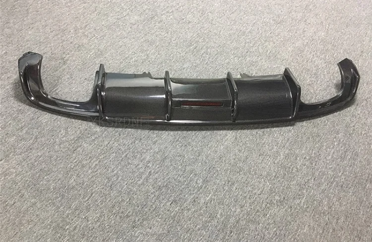 Difusor trasero de fibra de carbono para Audi A4, Sline, S4, A4, B9, sedán, 4 puertas, 2016-2019 - imagen 4