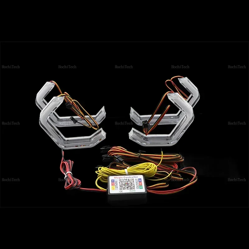 Ojos de ángel LED RGB estilo M4 Halo – VW Polo - imagen 3