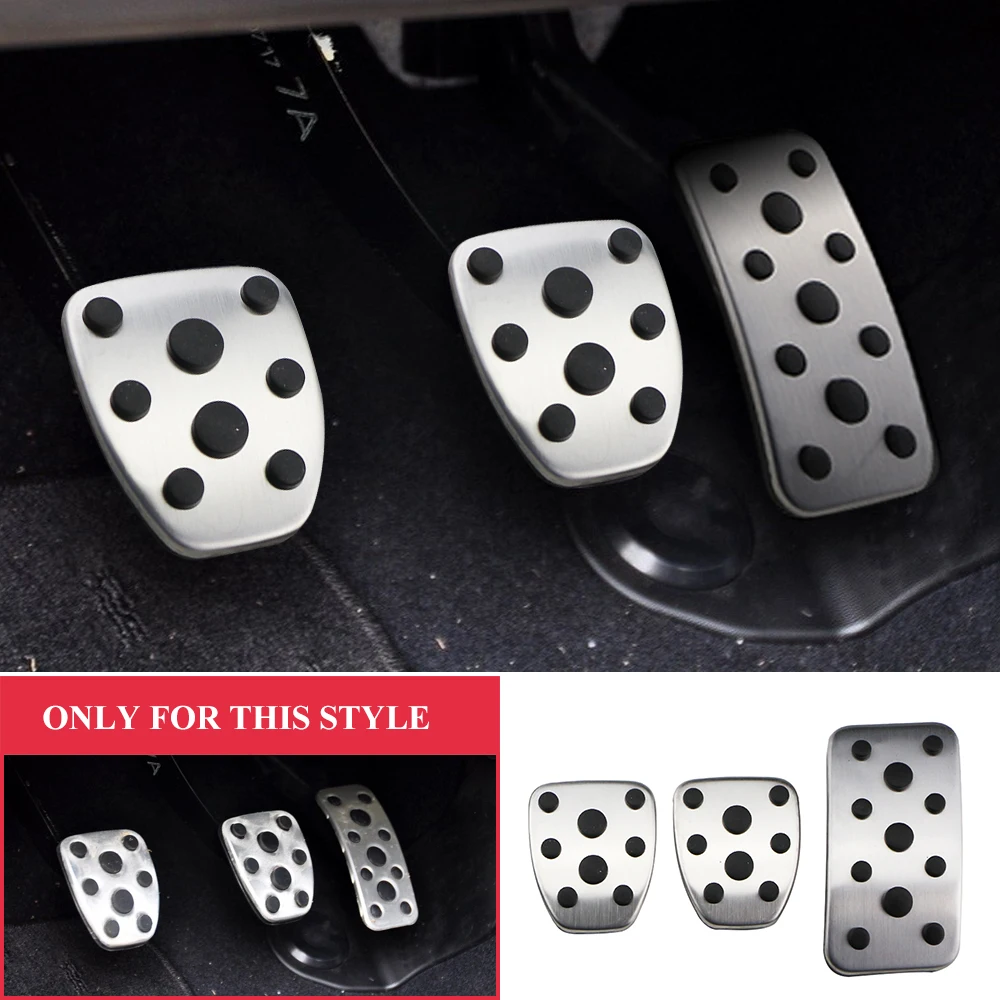 Detalle de las cubiertas para pedales Subaru