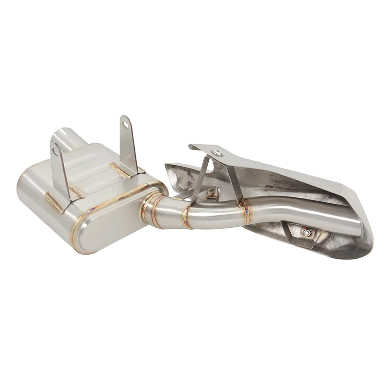 Escape slip on QJMOTOR SRK600 con silenciador y tubo enlace - imagen 5
