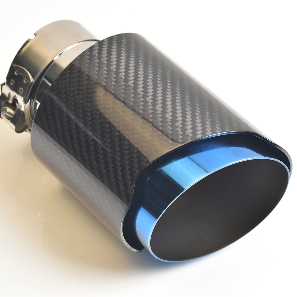 VREMUS escape fibra de carbono azul para coche modificado - imagen 3