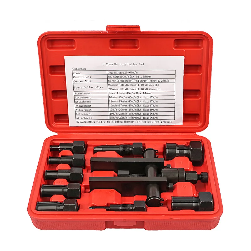 Kit extractor de rodamientos internos para moto con maletín - imagen 2