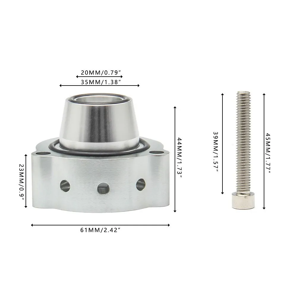Kit adaptador BOV de válvula de descarga de aluminio TSI TFSI - imagen 2