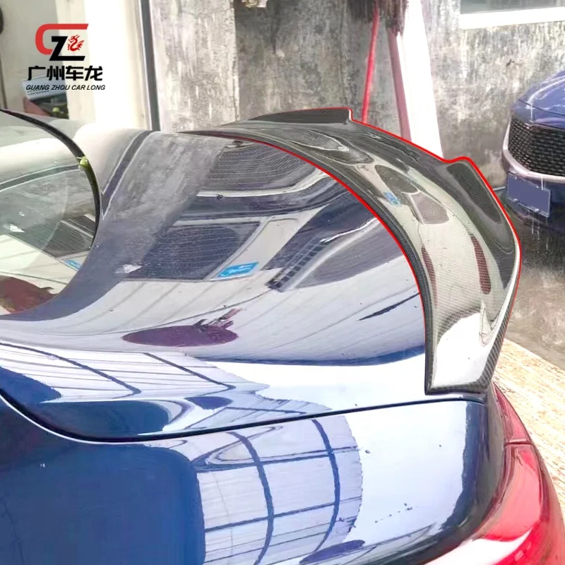 Alerón trasero estilo PSM de fibra de carbono para Infiniti Q50L - imagen 4