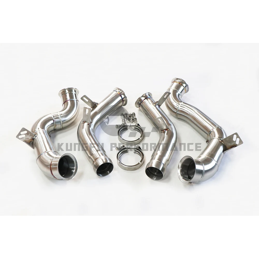 Bajantes SS304 KUNGFU PERFORMANCE V3.2 para Mercedes AMG E63 W213 M177 - imagen 2