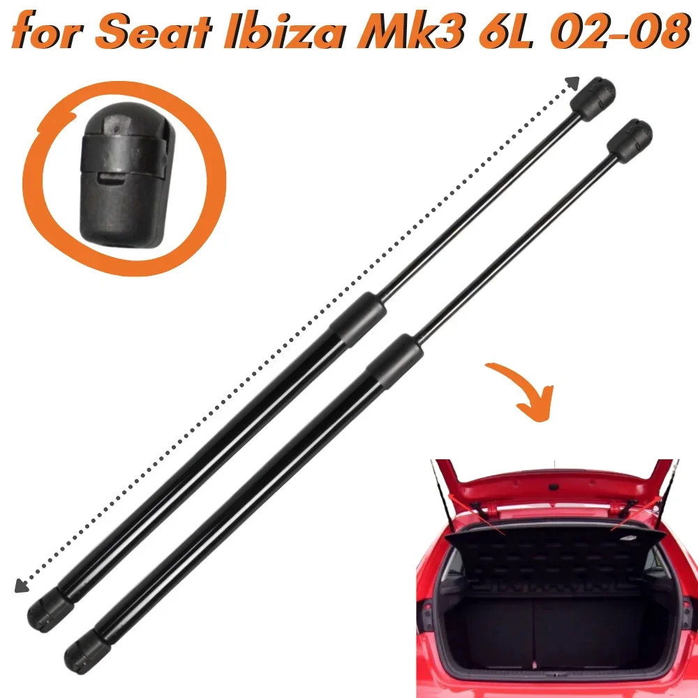 Puntales de gas de fibra de carbono para SEAT Ibiza 6L