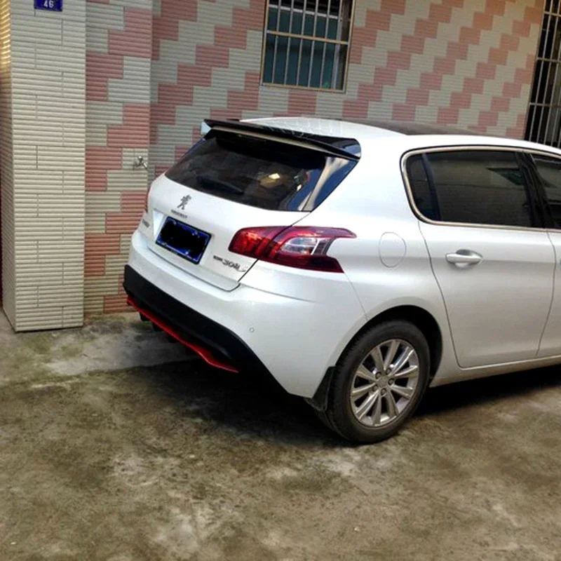 Alerón trasero ABS para Peugeot 308 2014-2015, acabado premium - imagen 3
