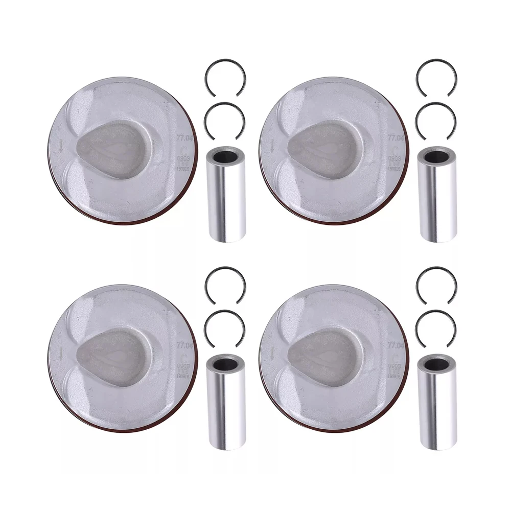 Piezas de motor, 4 Uds., pistones con juego de anillos aptos para 1,6 T para BMW Mini Cooper Clubman S JCW R55 R56 R57 N14B16A 1,6 T l4 GAS 11257566019 - imagen 5