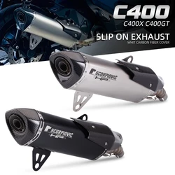 Sistema escape completo GP fibra de carbono para BMW C400X C400GT