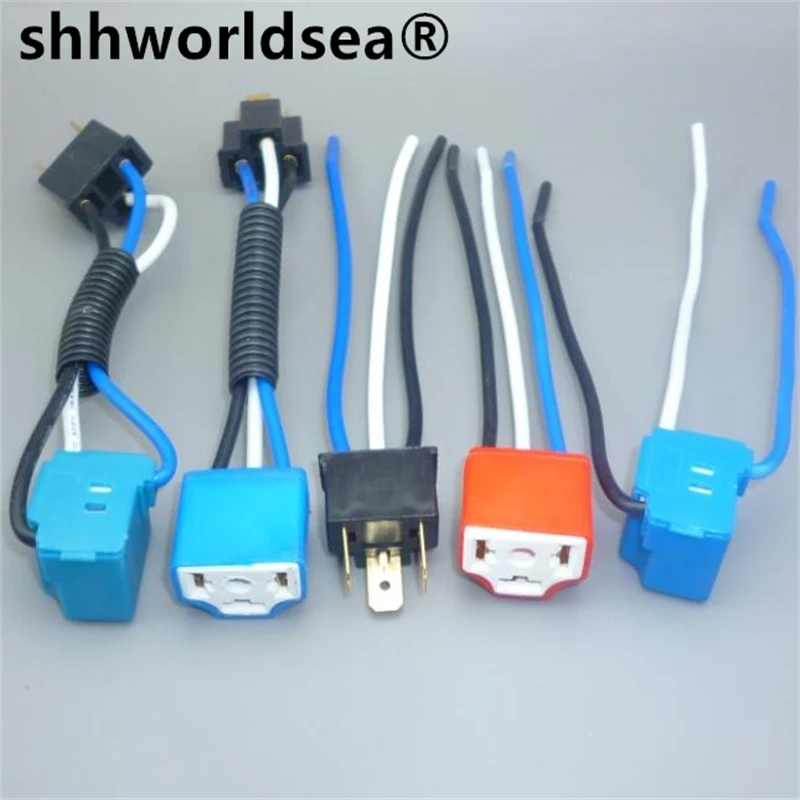 Shhworldsea Adaptador cerámico H4 9003 para faro halógeno