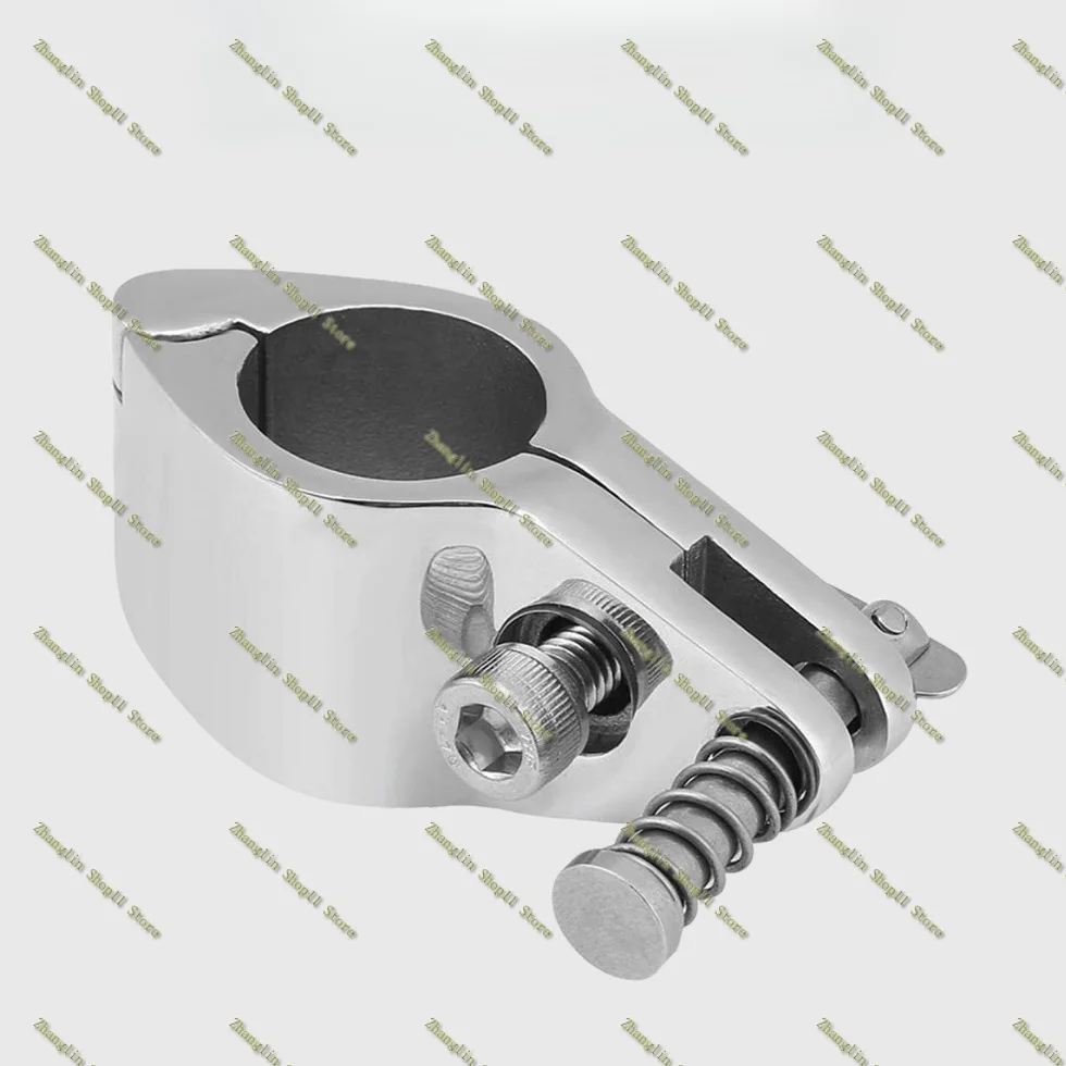 Abrazadera superior para tubo de toldo bimini, acero inoxidable 316