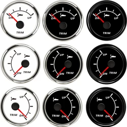 Indicador 52mm impermeable retroiluminación roja para motor 9-32V