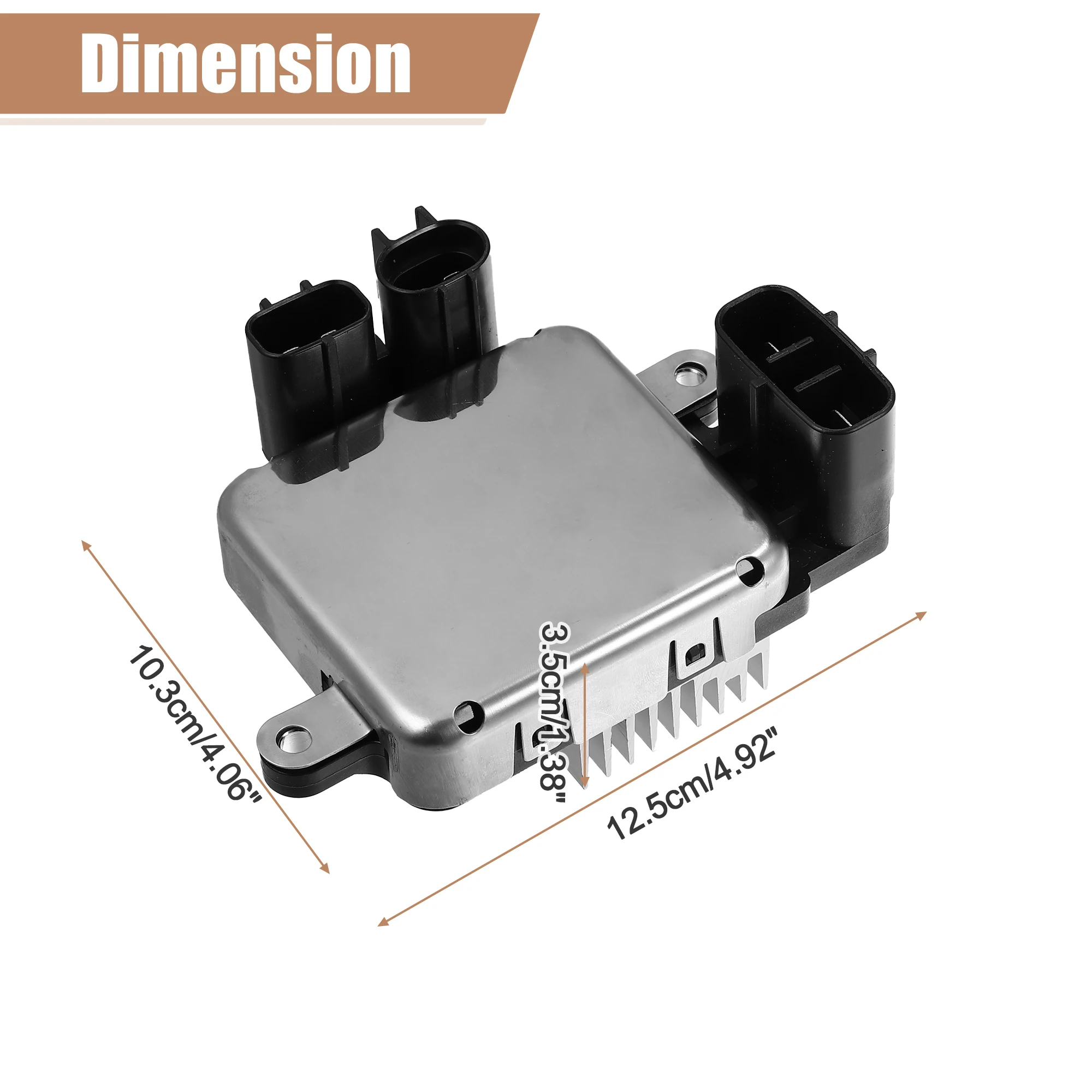 Módulo control ventilador refrigeración UXCELL – Toyota Camry, Venza - imagen 4
