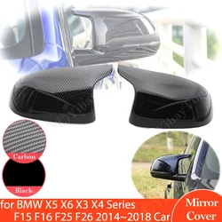 Tapas de espejo fibra de carbono BMW X5 X6 X3 F15 F16 F25 F26