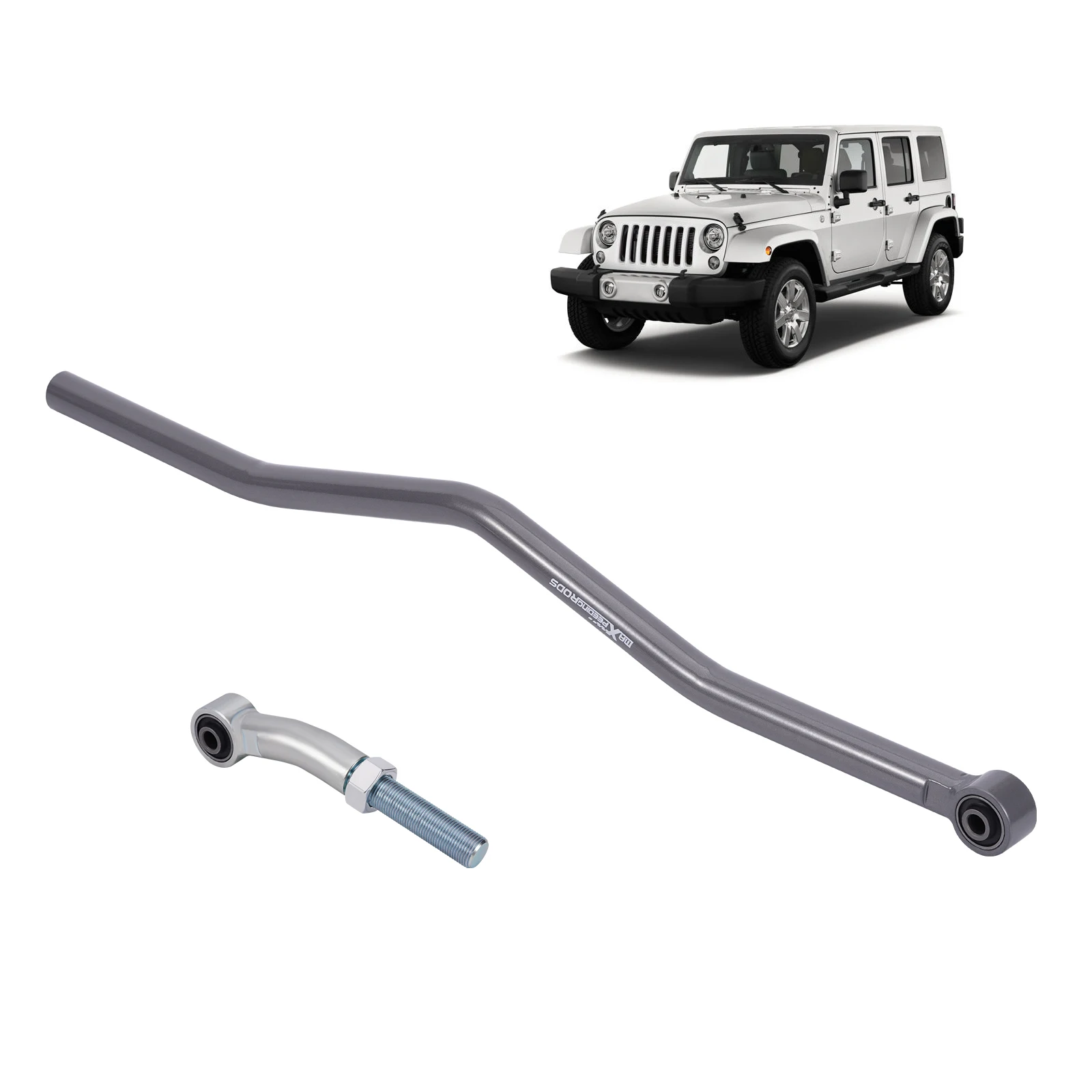 Soporte ajustable barra de pista 2-4" elevación Jeep Wrangler JK - imagen 2