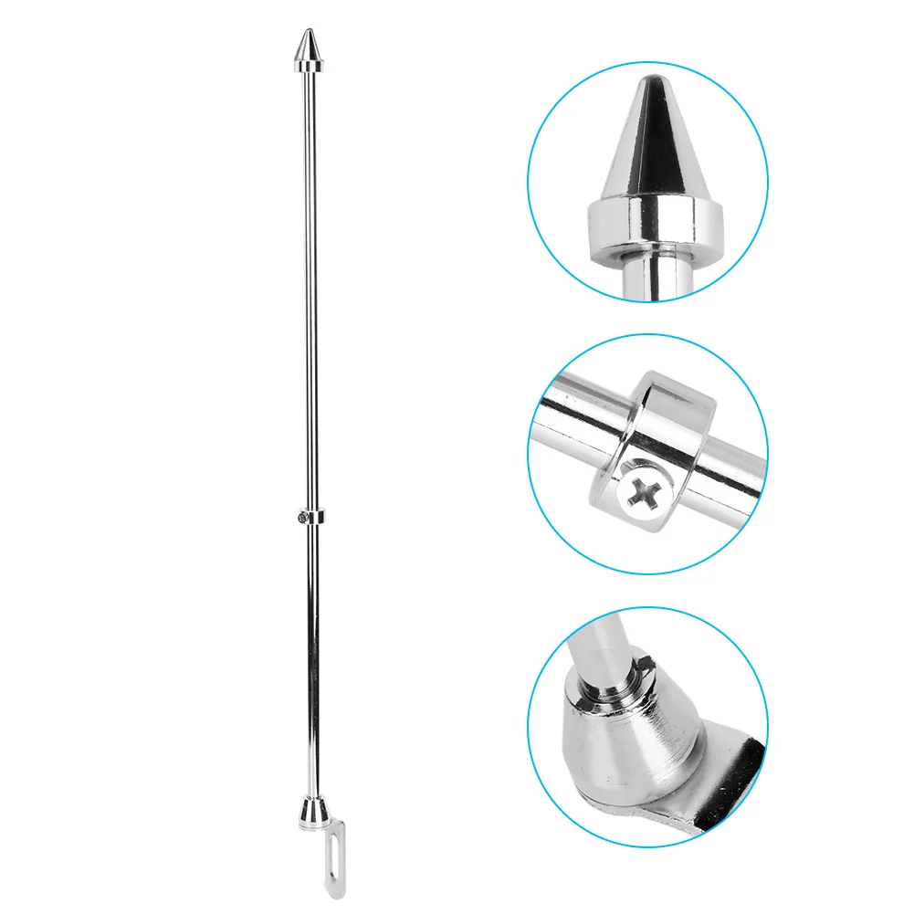 Portaequipajes moto universal – soporte asta bandera acero - imagen 3