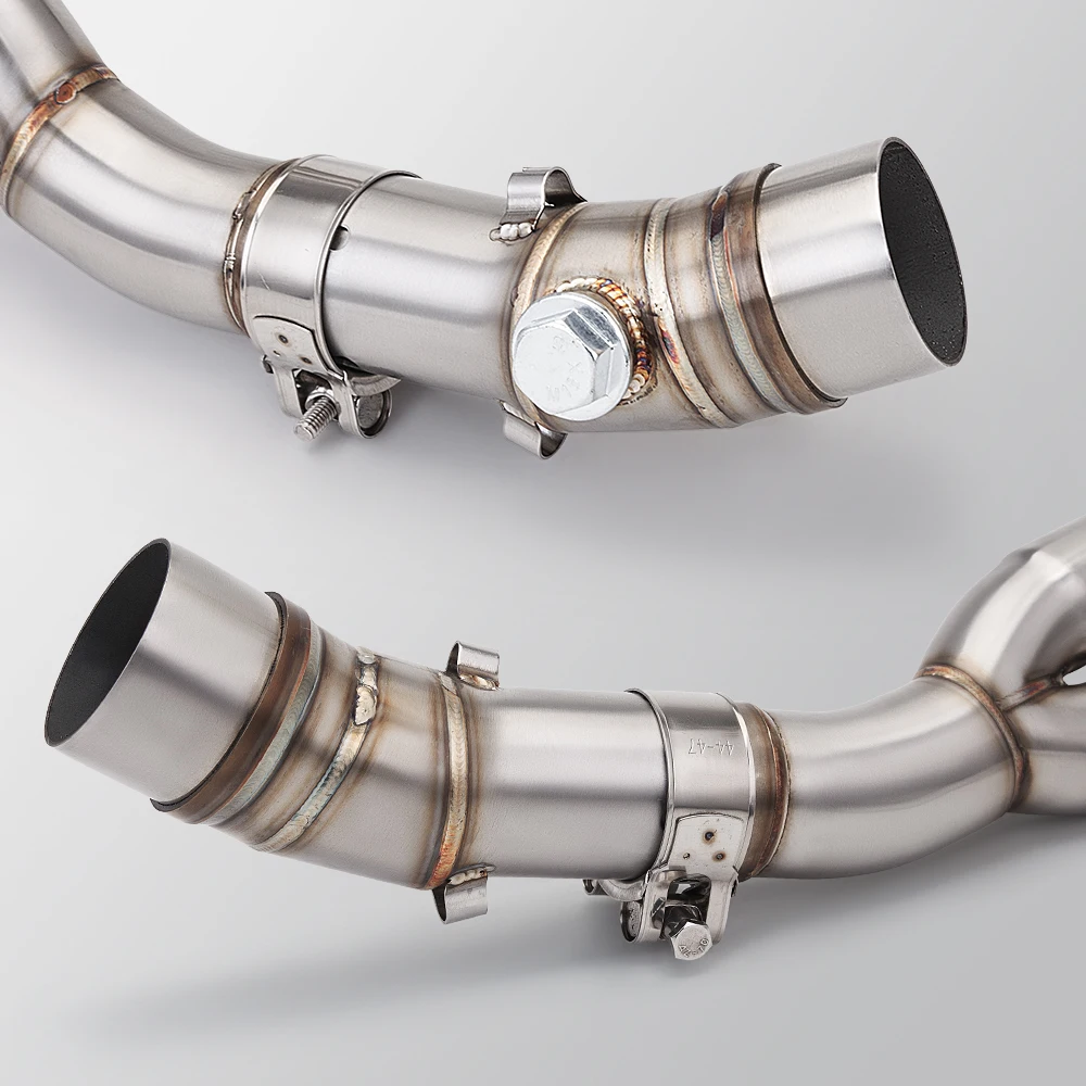 Para ER6N ER6F Versys 650 Z650 Ninja650 sistema de Escape completo para motocicleta modificar silenciador de 51MM con DB Killer - imagen 5