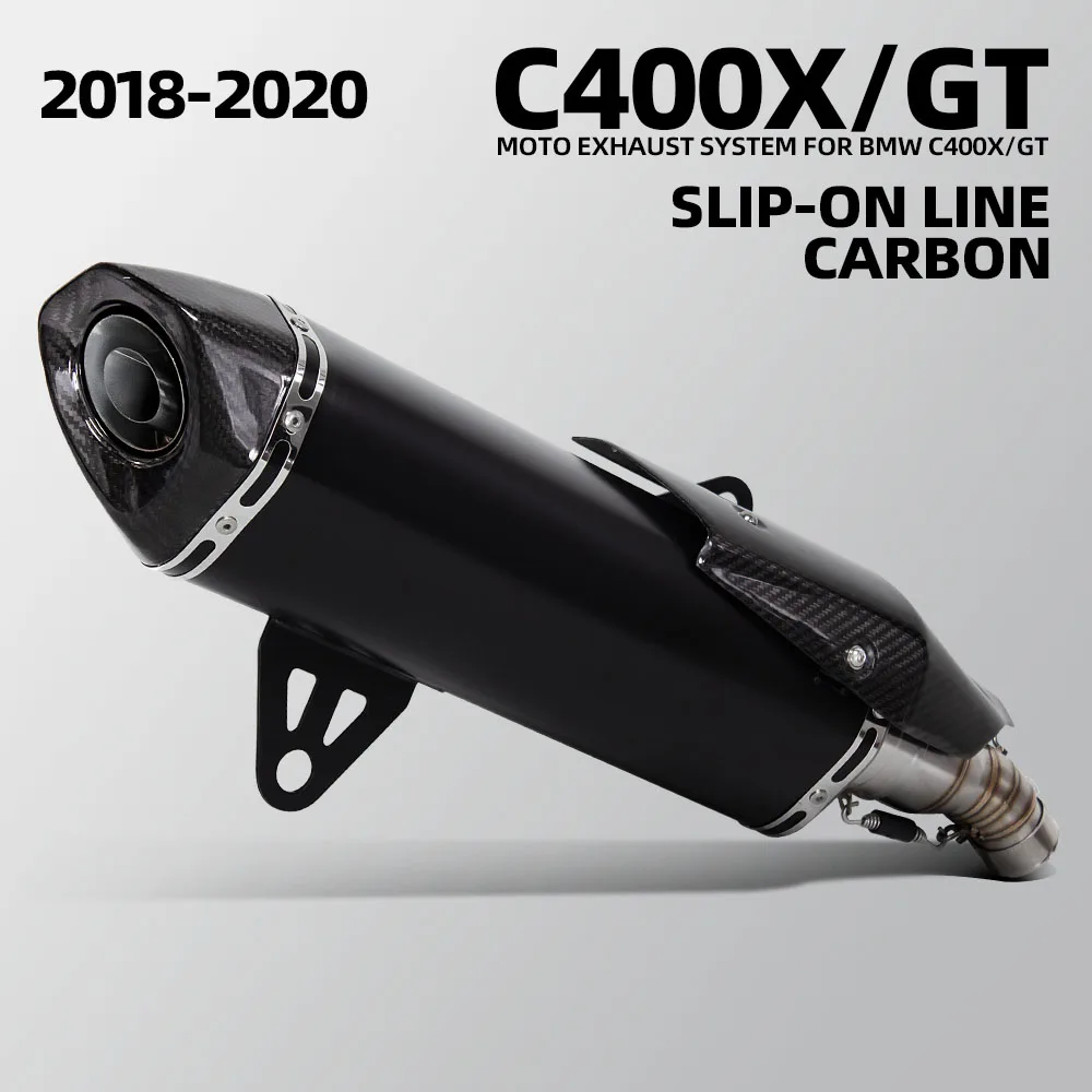 Escape slip-on Deportivo Compatible BMW C400 X GT 2018-2020 con DB Killer