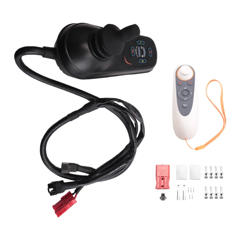 Controlador de Motor cepillado de doble accionamiento, 24V, para silla de ruedas eléctrica interior, Control de Joystick de marcha adelante y marcha atrás, corriente máxima 45A - imagen 3